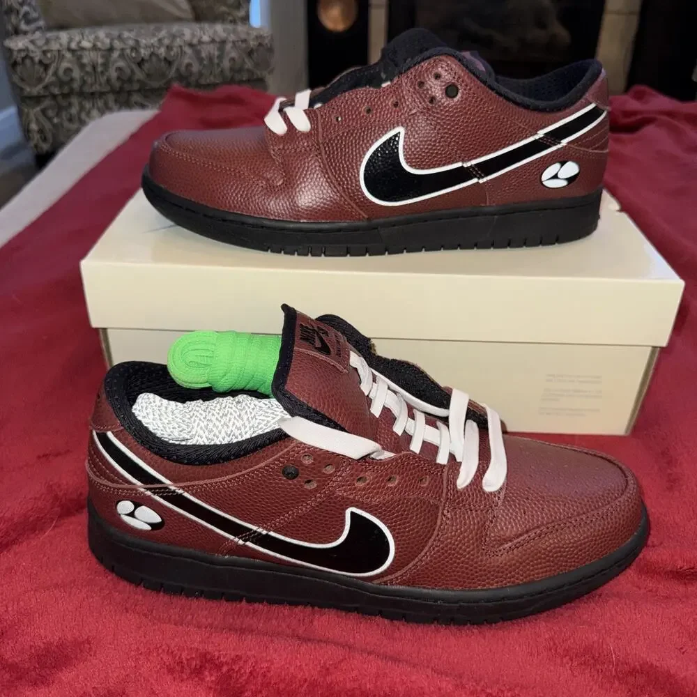 Size 9.5 - Nike SB Dunk Low Pro x Limosine Brown Black HJ4131-200 OG Box